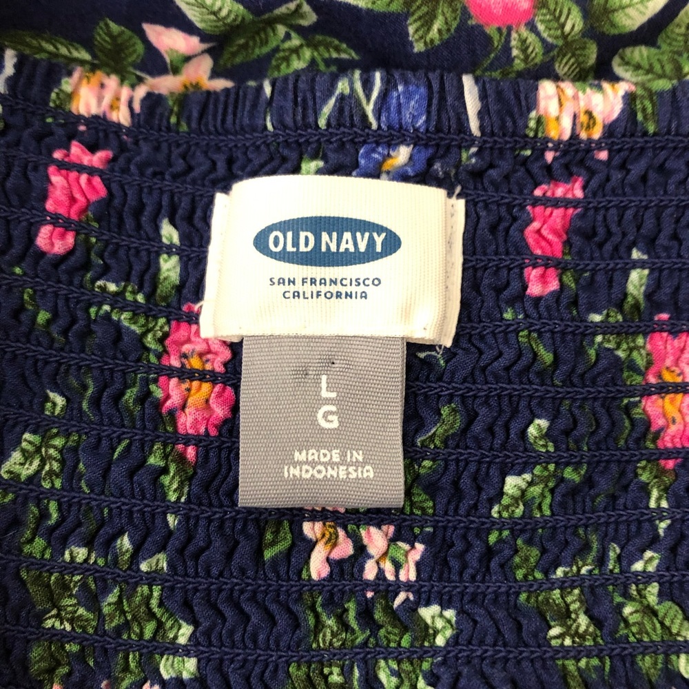Old Navy floral spaghetti strap mini sundress L - Picture 15 of 15